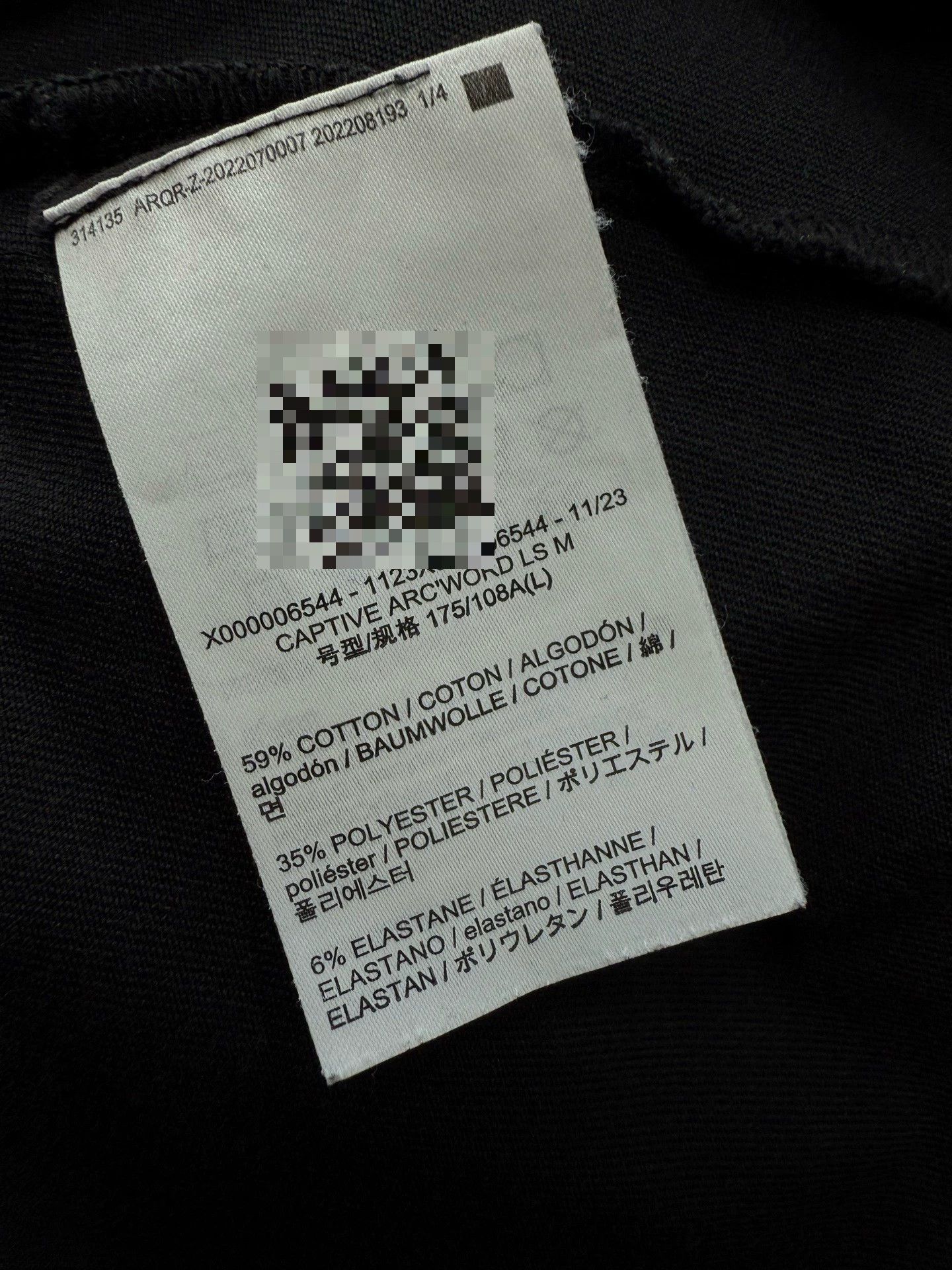 Arc'teryx Arc'teryx Black T-Shirt L Men Size US L / EU 52-54 / 3 - 4 Thumbnail