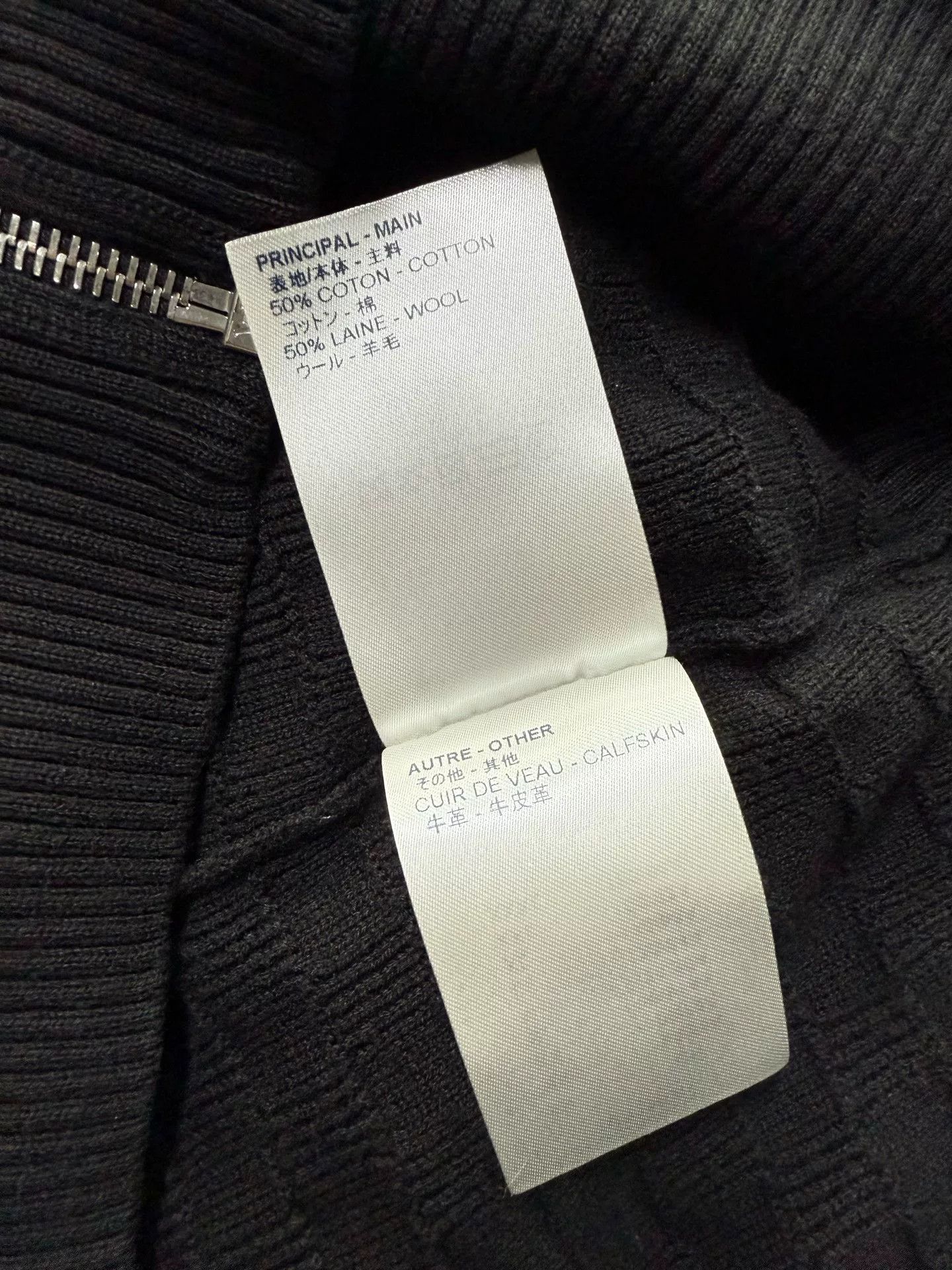 Louis Vuitton Louis Vuitton Wool Black Sweater S Women Size S / US 4 / IT 40 - 5 Thumbnail