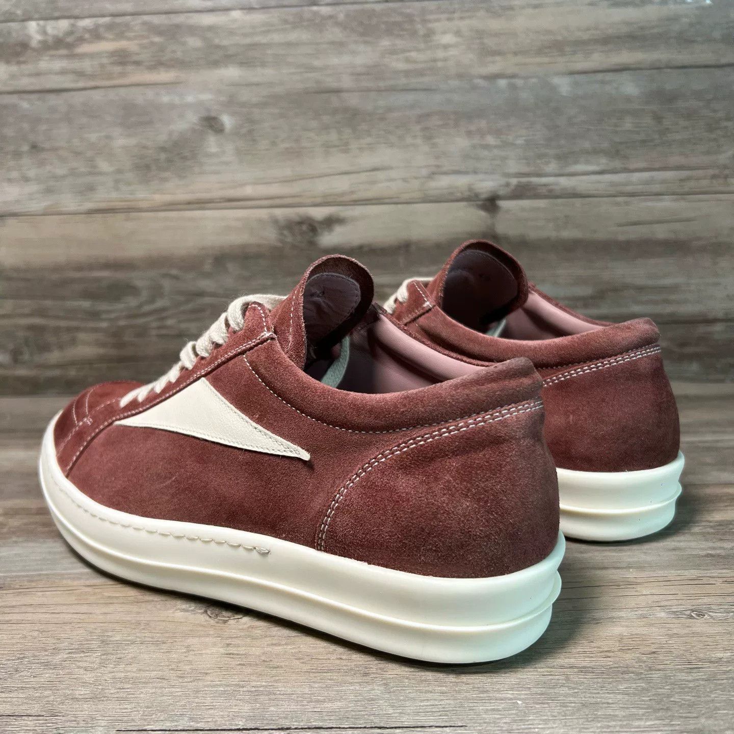 Rick Owens Rick Owens Red Lowtop Sneakers 40 Men Size US 7 / EU 40 - 4 Thumbnail