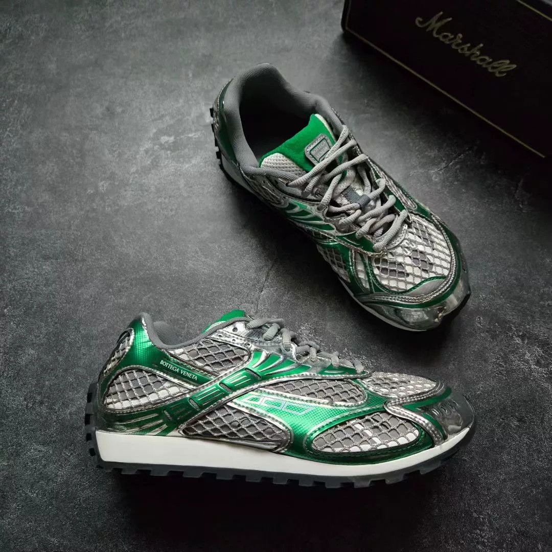 Bottega Veneta Bottega Veneta Green Lowtop Sneakers 41 Men Size US 8.5 / EU 41-42 - 5 Thumbnail