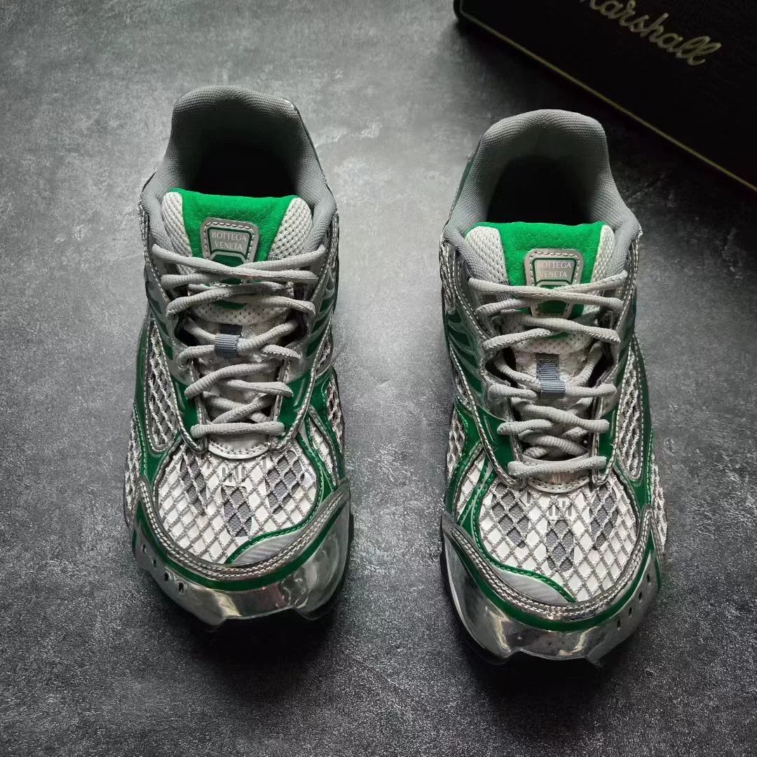 Bottega Veneta Bottega Veneta Green Lowtop Sneakers 41 Men Size US 8.5 / EU 41-42 - 3 Thumbnail