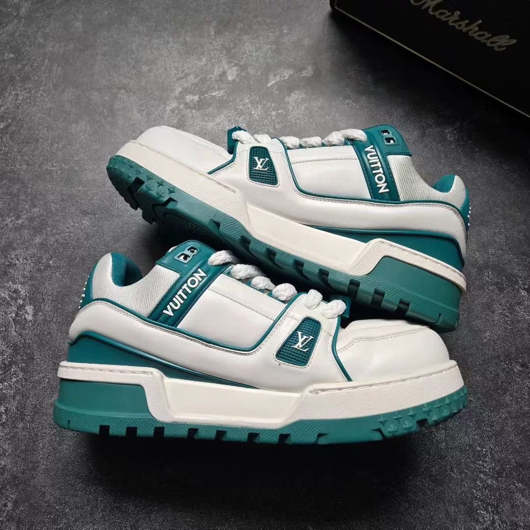 Louis Vuitton Louis Vuitton Training Green Lowtop Sneakers 41 Men Size US 8.5 / EU 41-42 - 2 Thumbnail