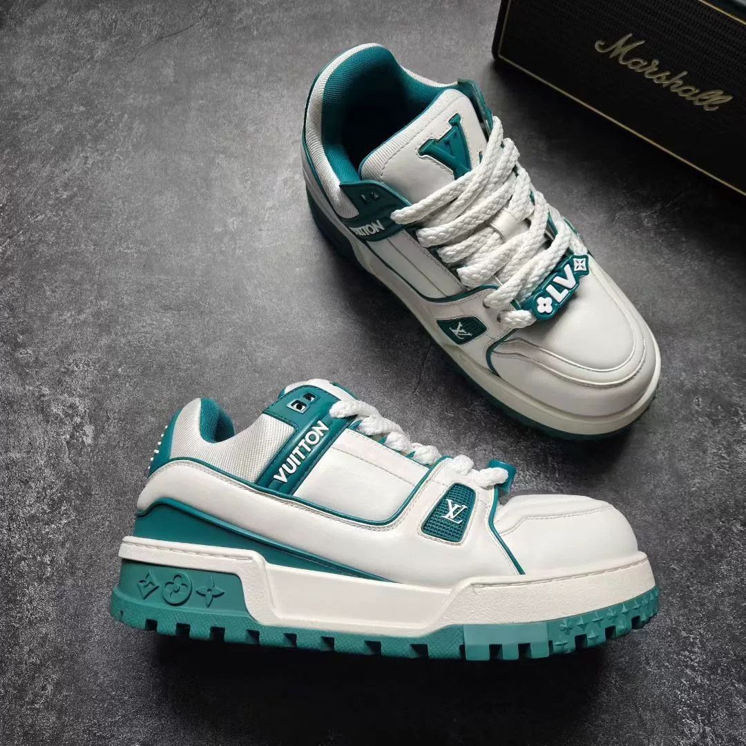 Louis Vuitton Louis Vuitton Training Green Lowtop Sneakers 41 Men Size US 8.5 / EU 41-42 - 5 Thumbnail