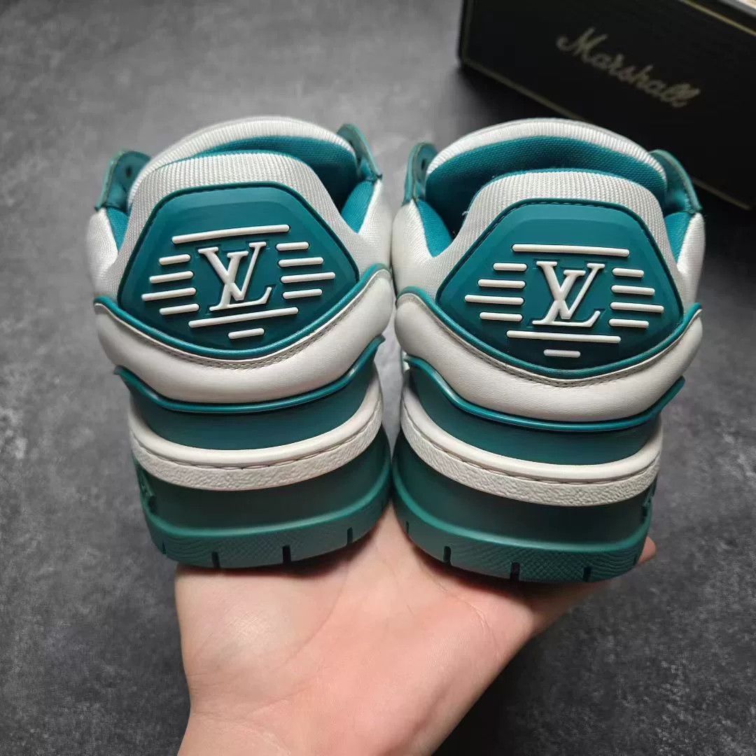 Louis Vuitton Louis Vuitton Training Green Lowtop Sneakers 41 Men Size US 8.5 / EU 41-42 - 6 Thumbnail