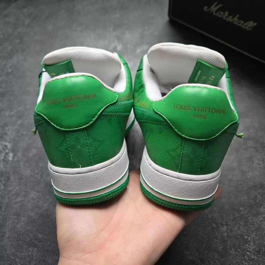 Louis Vuitton Louis Vuitton AF1 Green Lowtop Sneakers 42 Men Size US 9 / EU 42 - 6 Thumbnail