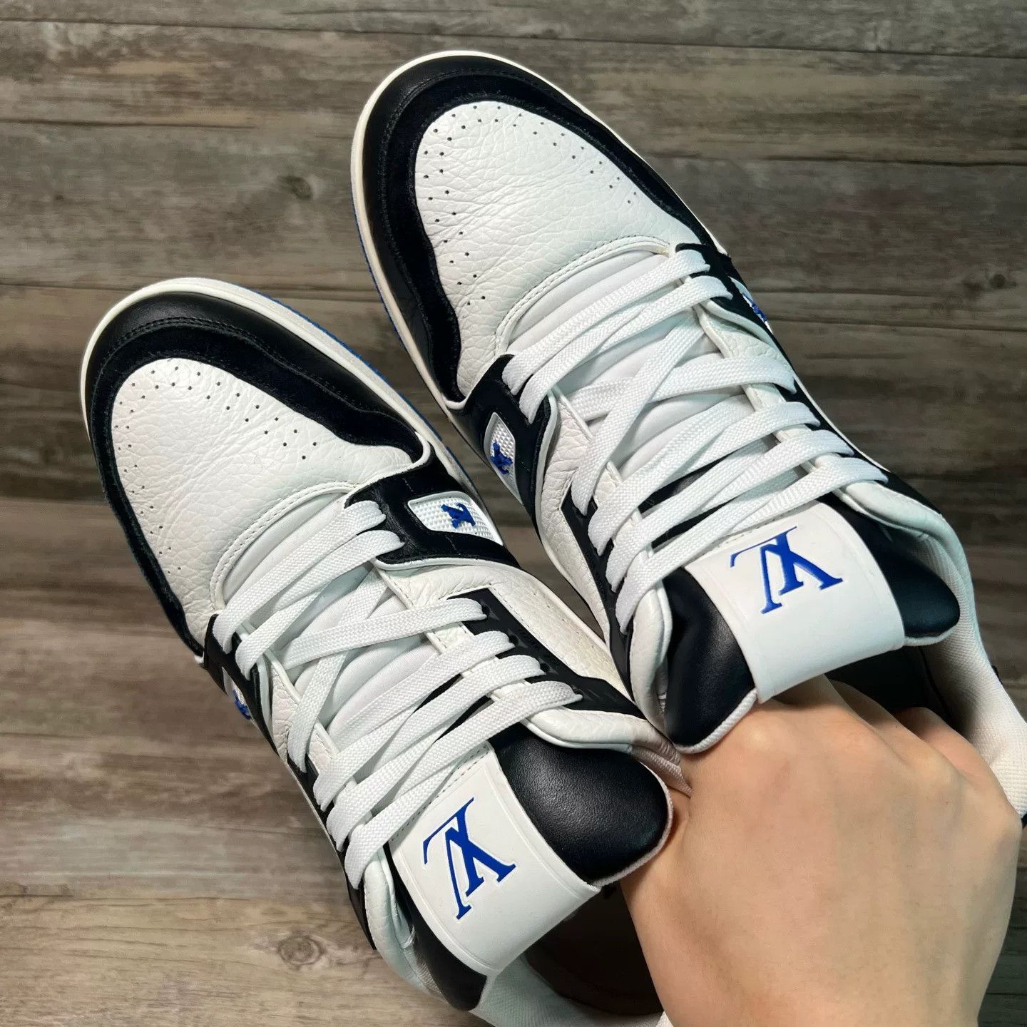Louis Vuitton Louis Vuitton Training Blue Lowtop Sneakers 42 Men Size US 9 / EU 42 - 5 Thumbnail