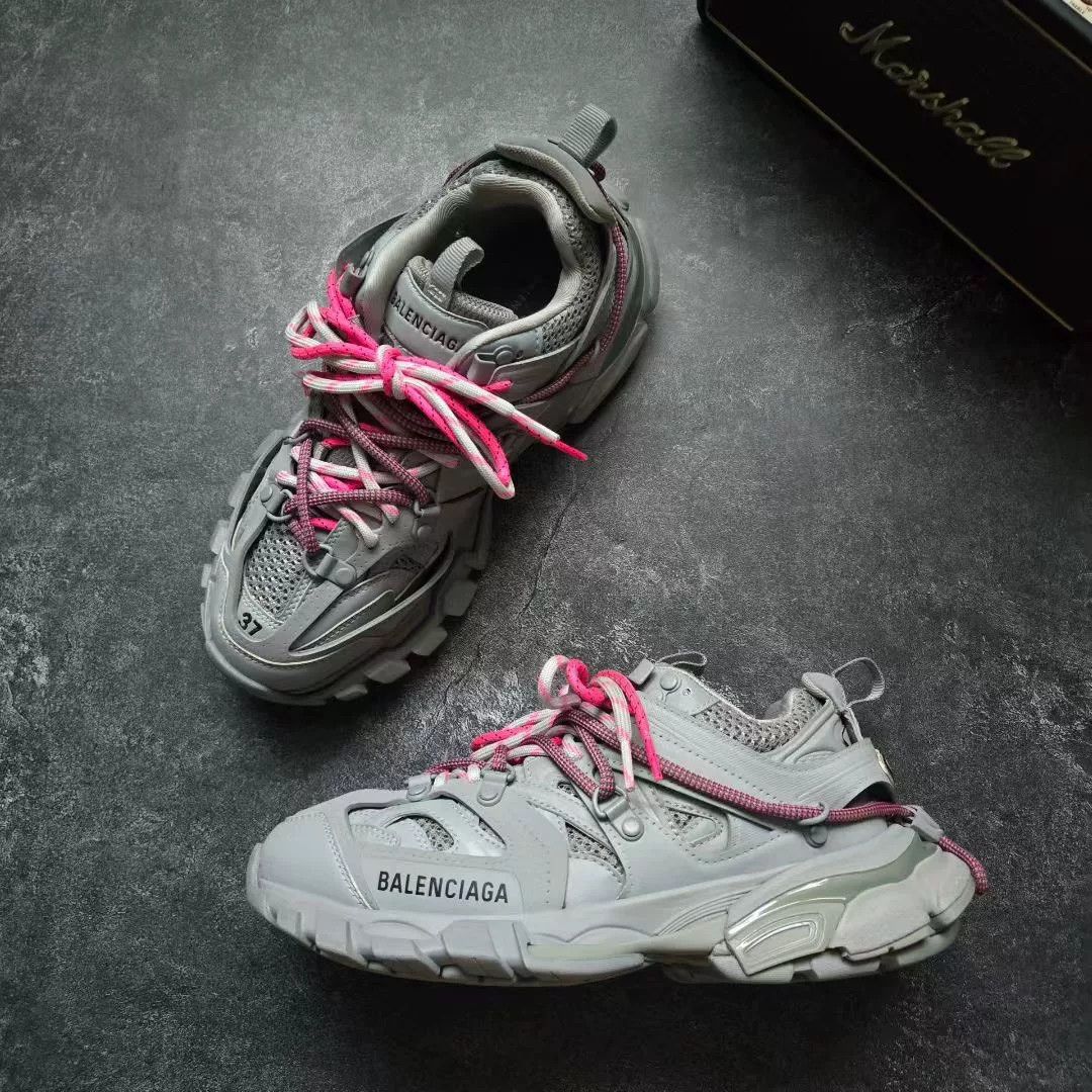 Balenciaga Balenciaga Pink Lowtop Sneakers 37 Women Size US 6.5 / IT 36.5 - 4 Thumbnail