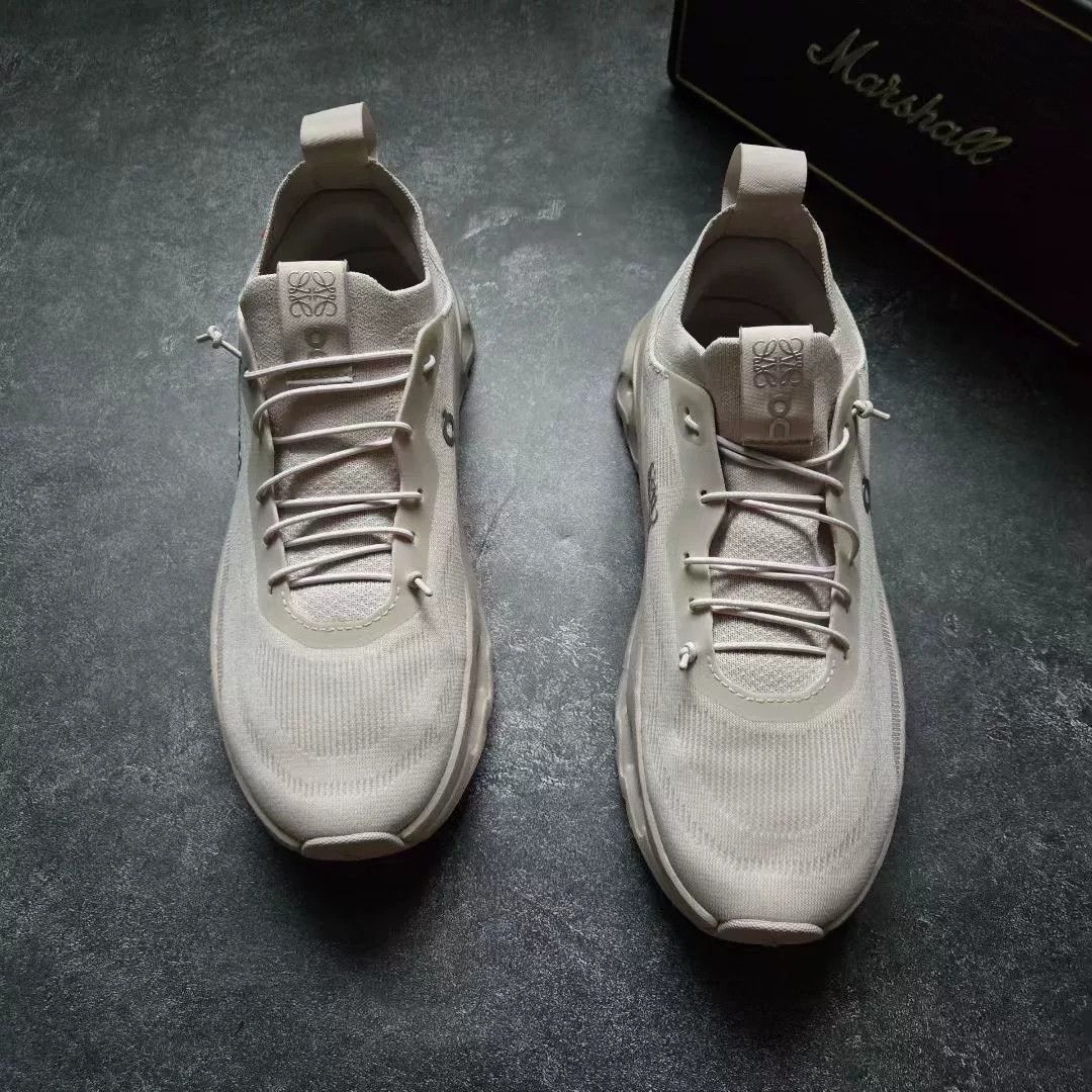 Loewe Loewe Collab Beige Lowtop Sneakers 38 Men Size US 6 / EU 39 - 3 Thumbnail