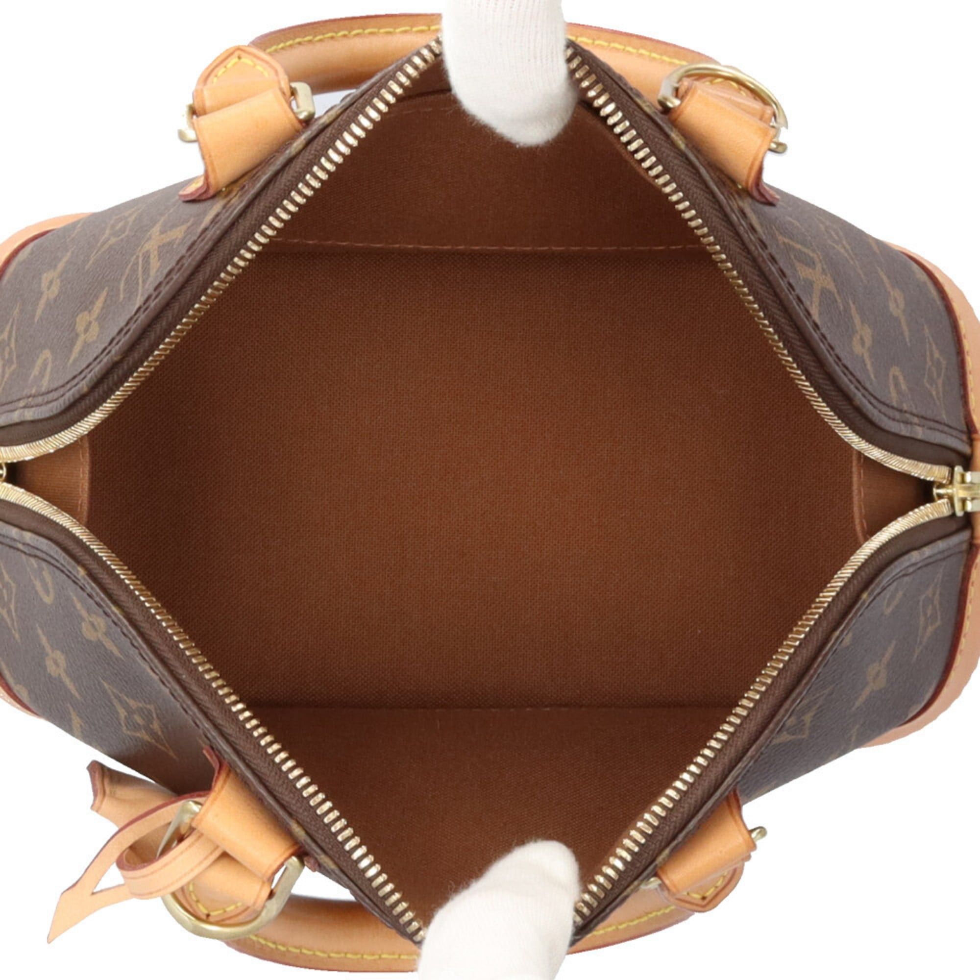 Louis Vuitton Louis Vuitton Alma BB Monogram Shoulder Bag, Canvas M53152 Brown, Women's, Used, 2-way Size ONE SIZE - 8 Thumbnail