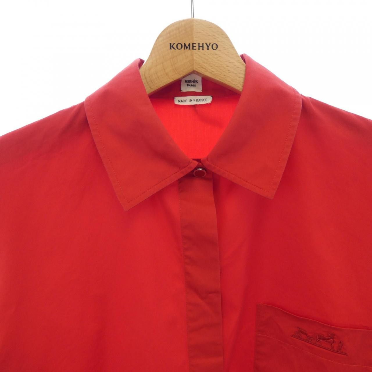 Hermes Hermes Hermes Crude Cell Caleche Cotton Shirt Textile Dress Shirt DUTY FREE for USA Size ONE SIZE - 5 Thumbnail