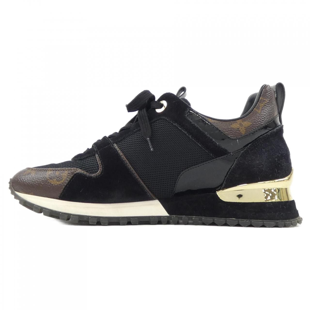 Louis Vuitton Louis Vuitton Louis Vuitton Run Away Line Suede Calf Leather Monogram Patent Canvas Sneakers Leather Shoes DUTY FREE for USA Size ONE SIZE - 2 Thumbnail