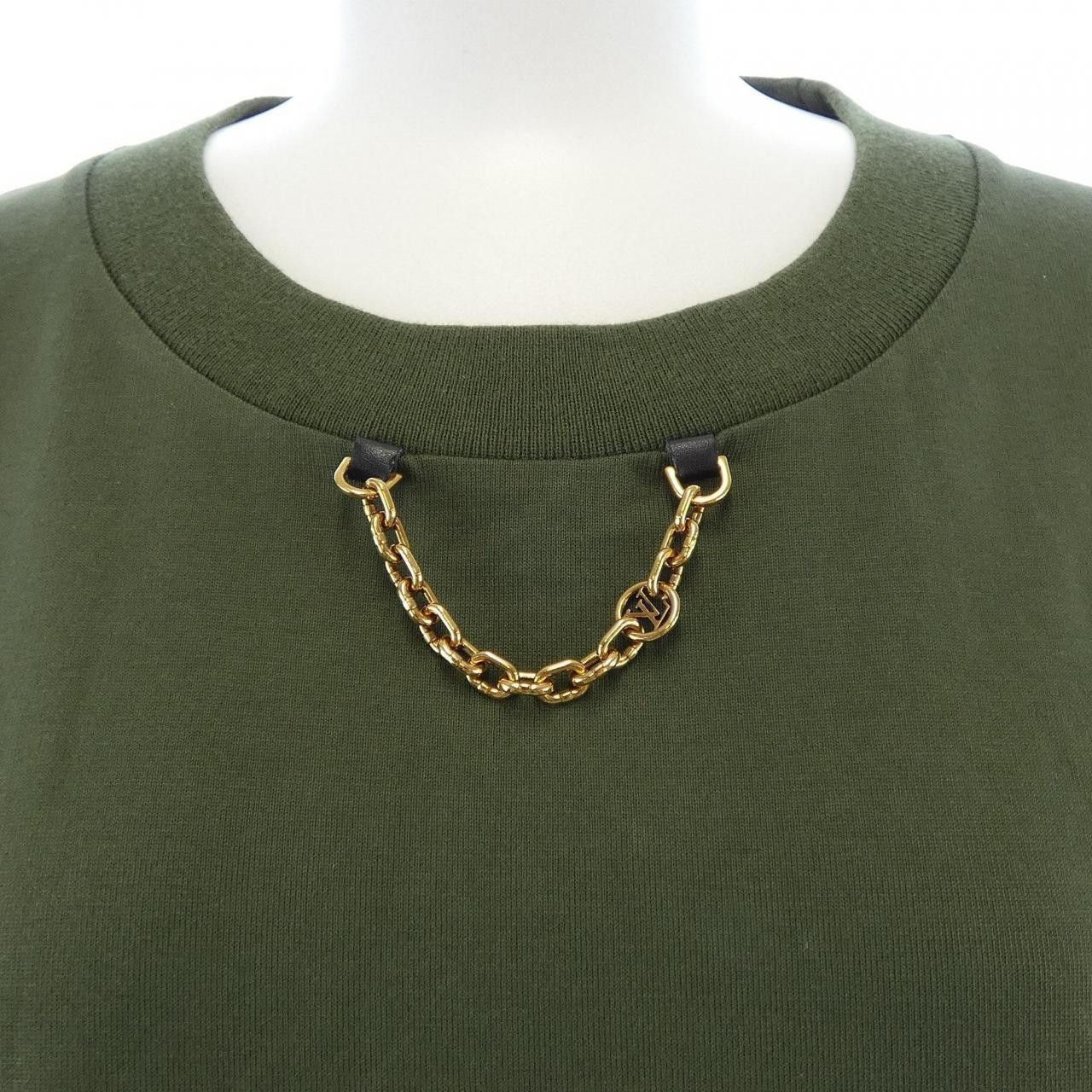 Louis Vuitton Louis Vuitton Louis Vuitton Zipper Sleeve T-Shirt Dress Dress Textile Dresses FPJD09API DUTY FREE for USA Size ONE SIZE - 6 Thumbnail
