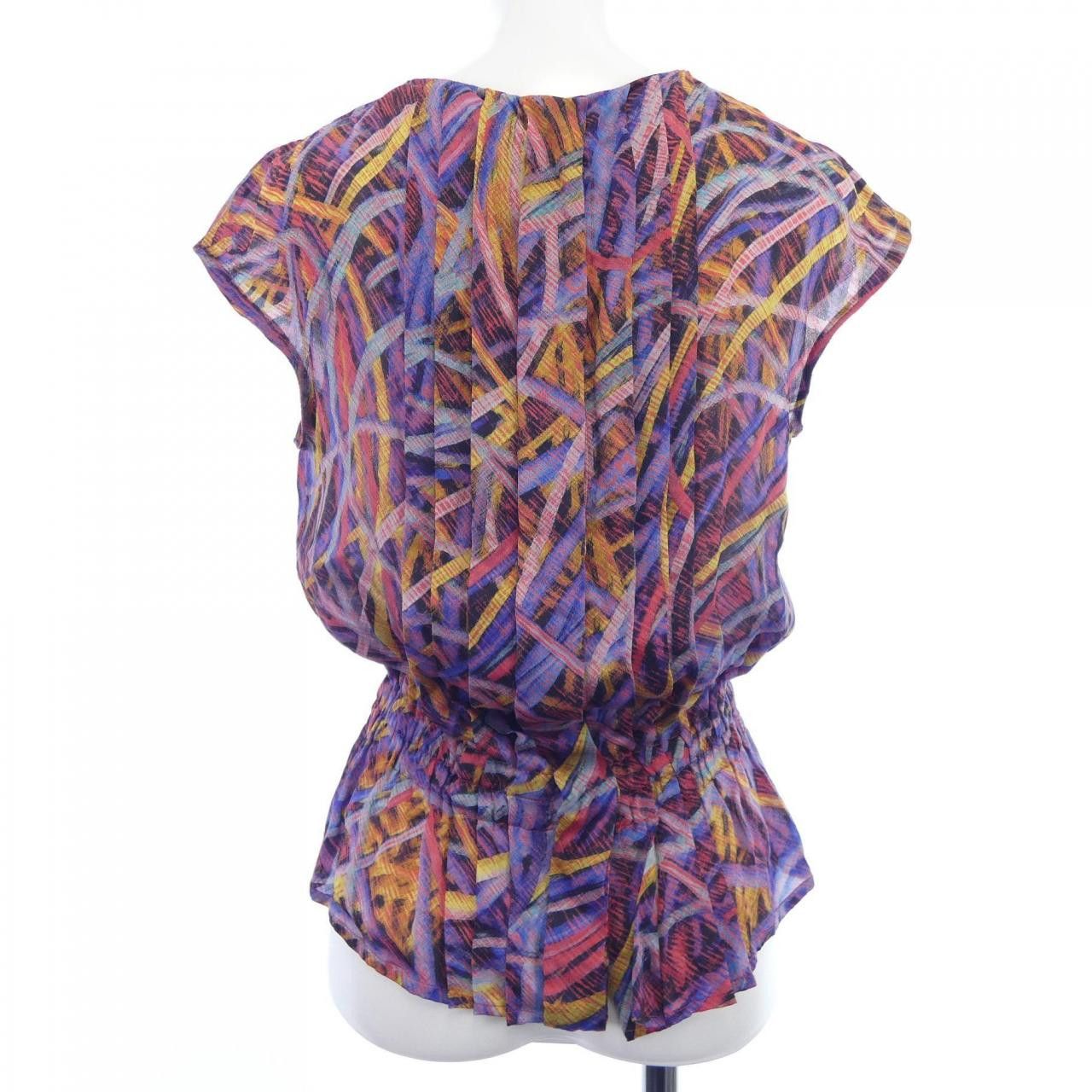 Chanel Chanel Chanel Silk Top Textile Tops P50180V37238 DUTY FREE for USA Size ONE SIZE - 2 Thumbnail