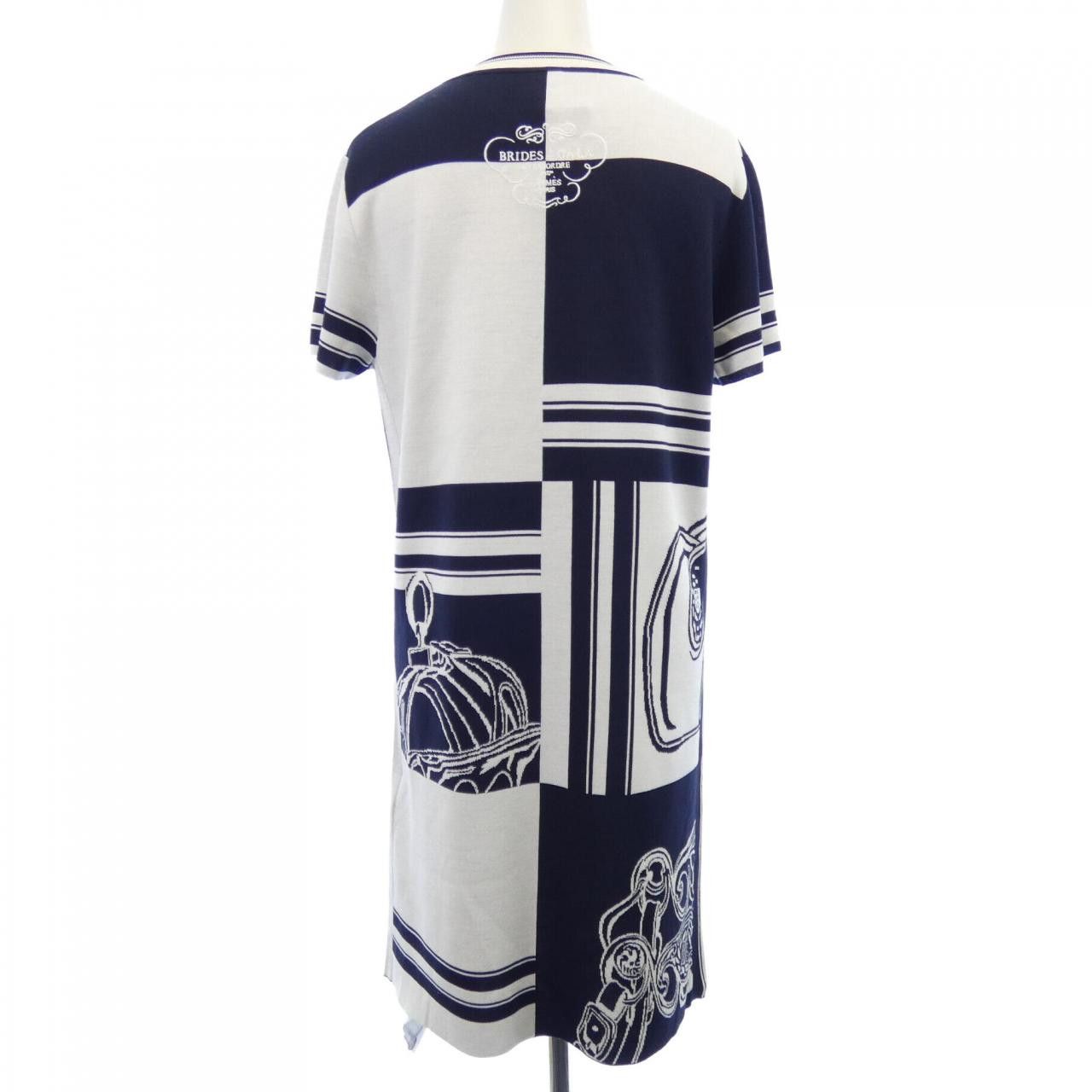 Hermes Hermes Hermes EN DESORDRE FINESSE silk blend dress Textile Dresses DUTY FREE for USA Size ONE SIZE - 2 Thumbnail