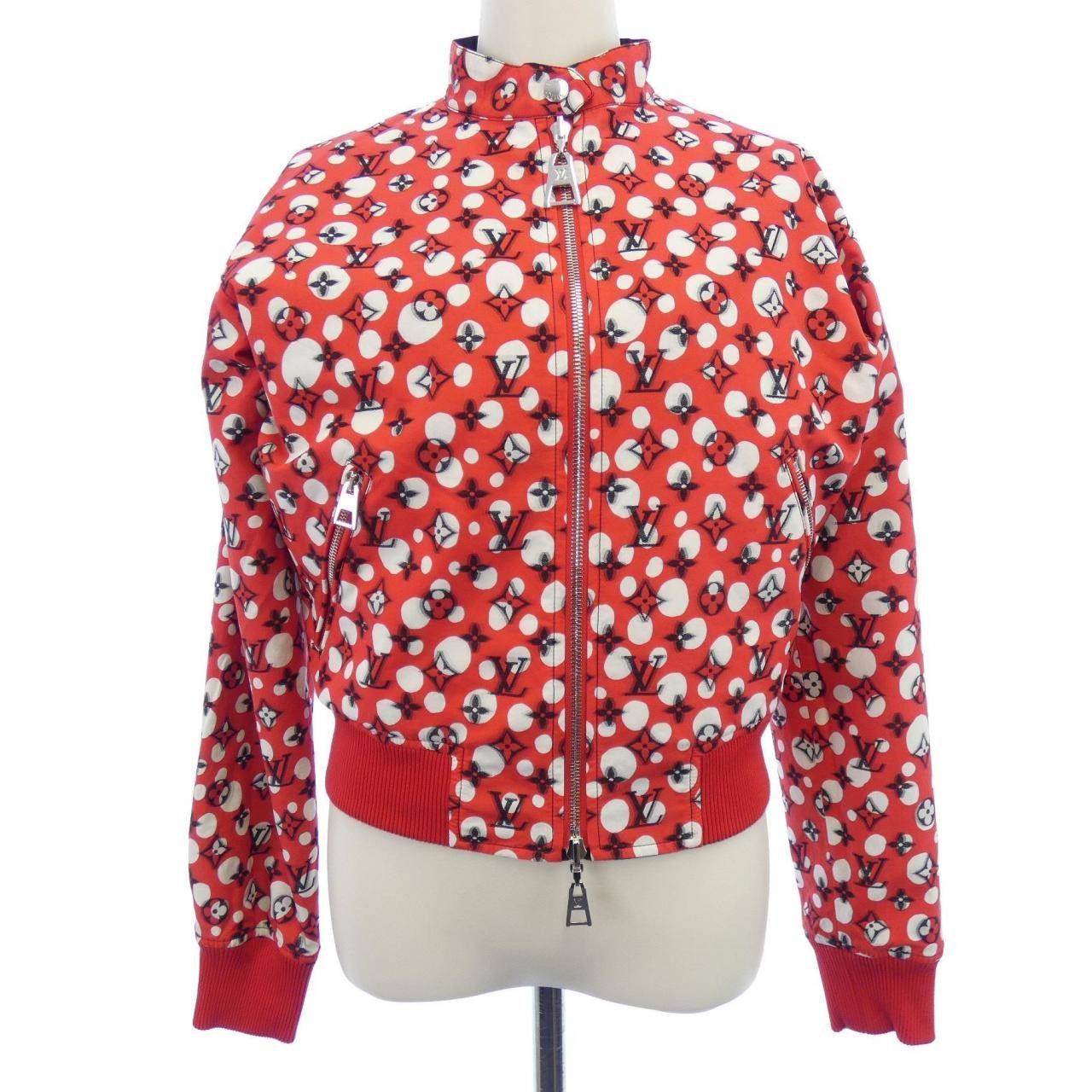 Louis Vuitton Louis Vuitton Louis Vuitton LVxYK Reversible Infinity Dot Bomber Jacket Jacket Textile Outerwear FOJA35U95 DUTY FREE for USA Size ONE SIZE - 8 Thumbnail