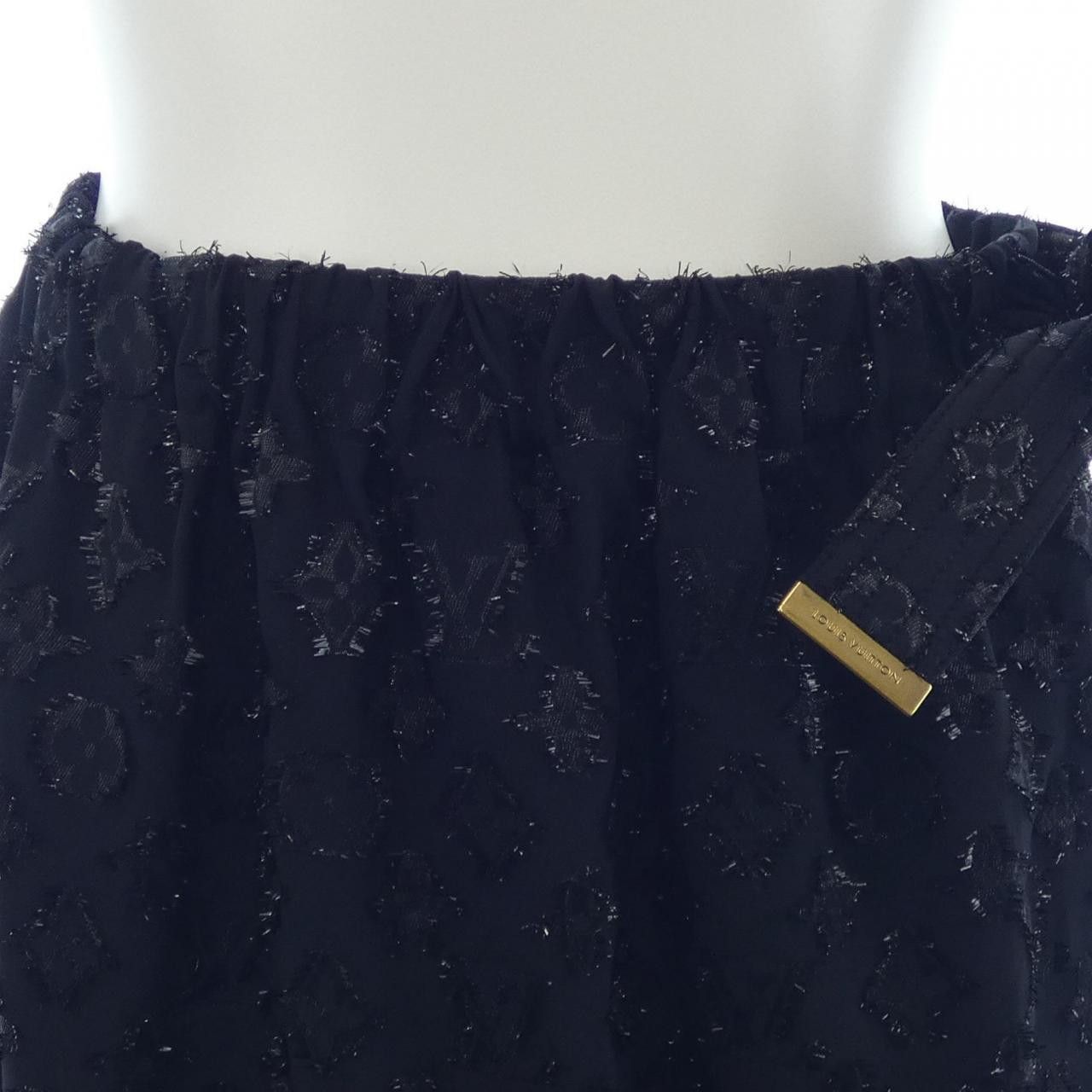 Louis Vuitton Louis Vuitton Louis Vuitton Monogram Fil Coupe Skirt Textile Skirts FOSK34XGR DUTY FREE for USA Size ONE SIZE - 5 Thumbnail
