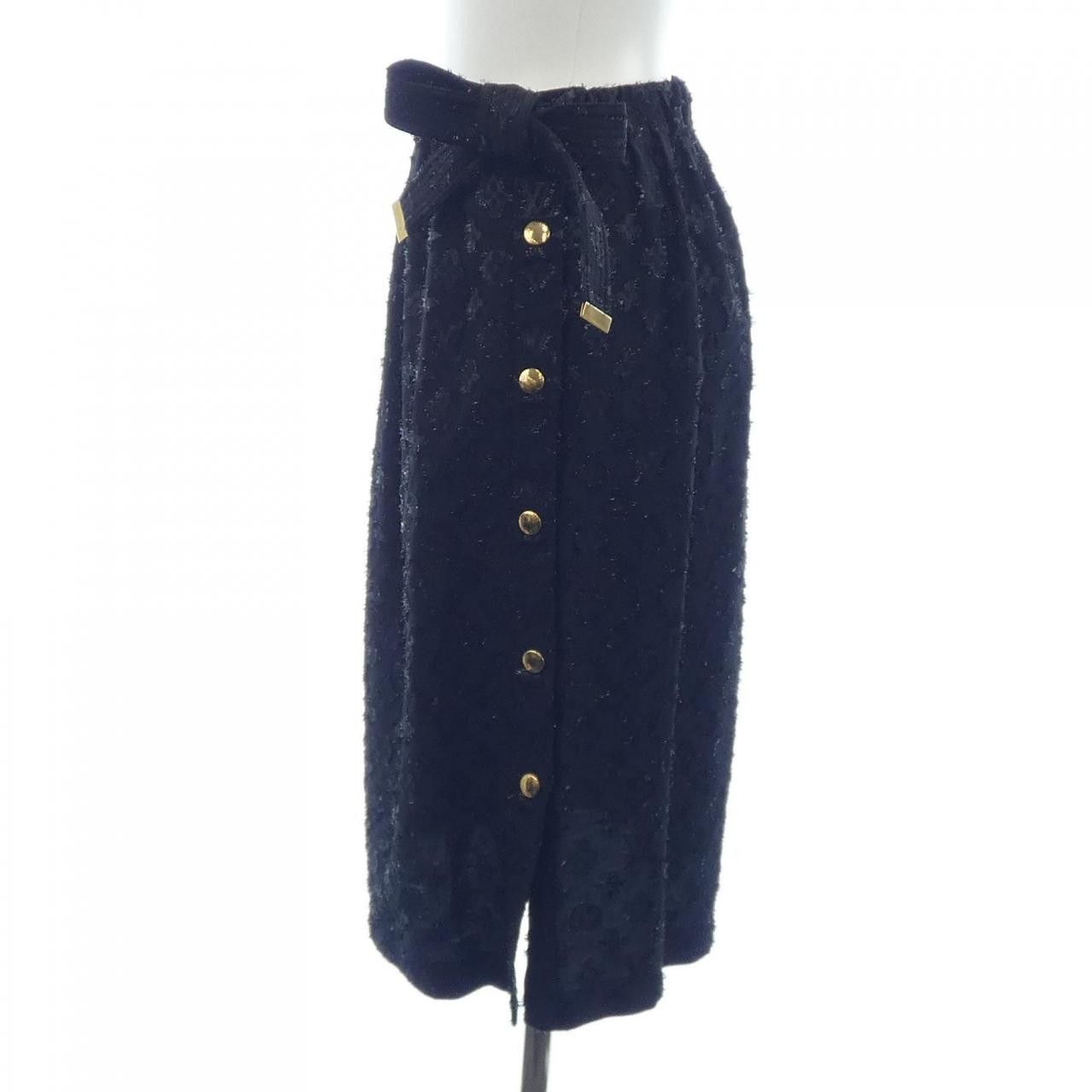 Louis Vuitton Louis Vuitton Louis Vuitton Monogram Fil Coupe Skirt Textile Skirts FOSK34XGR DUTY FREE for USA Size ONE SIZE - 7 Thumbnail