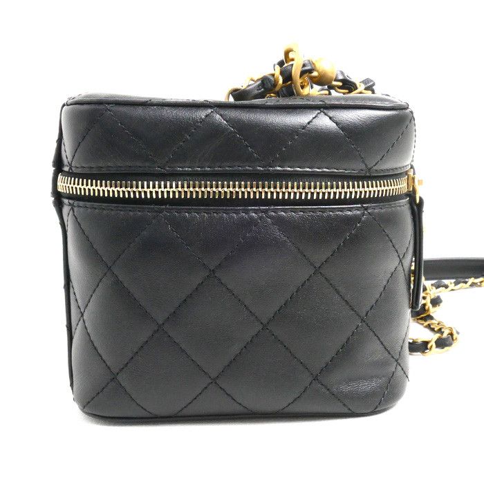 Chanel Chanel Chanel Matelasse Small Vanity Calfskin Shoulder Bag Leather Vanity Bag AS3228 DUTY FREE for USA Size ONE SIZE - 3 Thumbnail