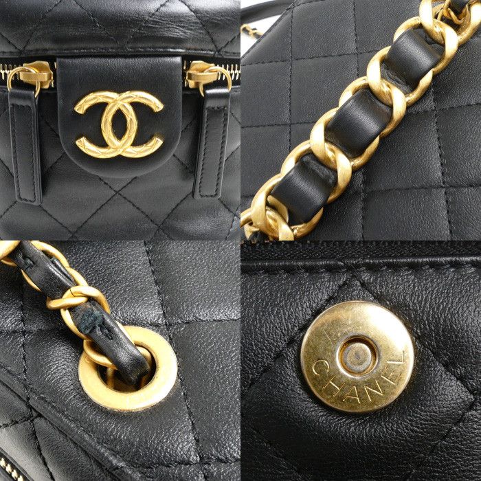Chanel Chanel Chanel Matelasse Small Vanity Calfskin Shoulder Bag Leather Vanity Bag AS3228 DUTY FREE for USA Size ONE SIZE - 8 Thumbnail
