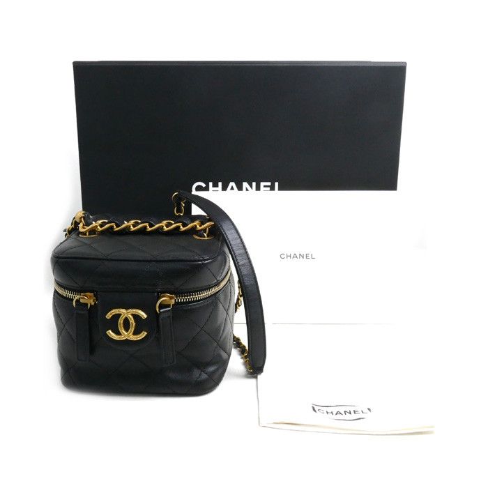 Chanel Chanel Chanel Matelasse Small Vanity Calfskin Shoulder Bag Leather Vanity Bag AS3228 DUTY FREE for USA Size ONE SIZE - 10 Thumbnail