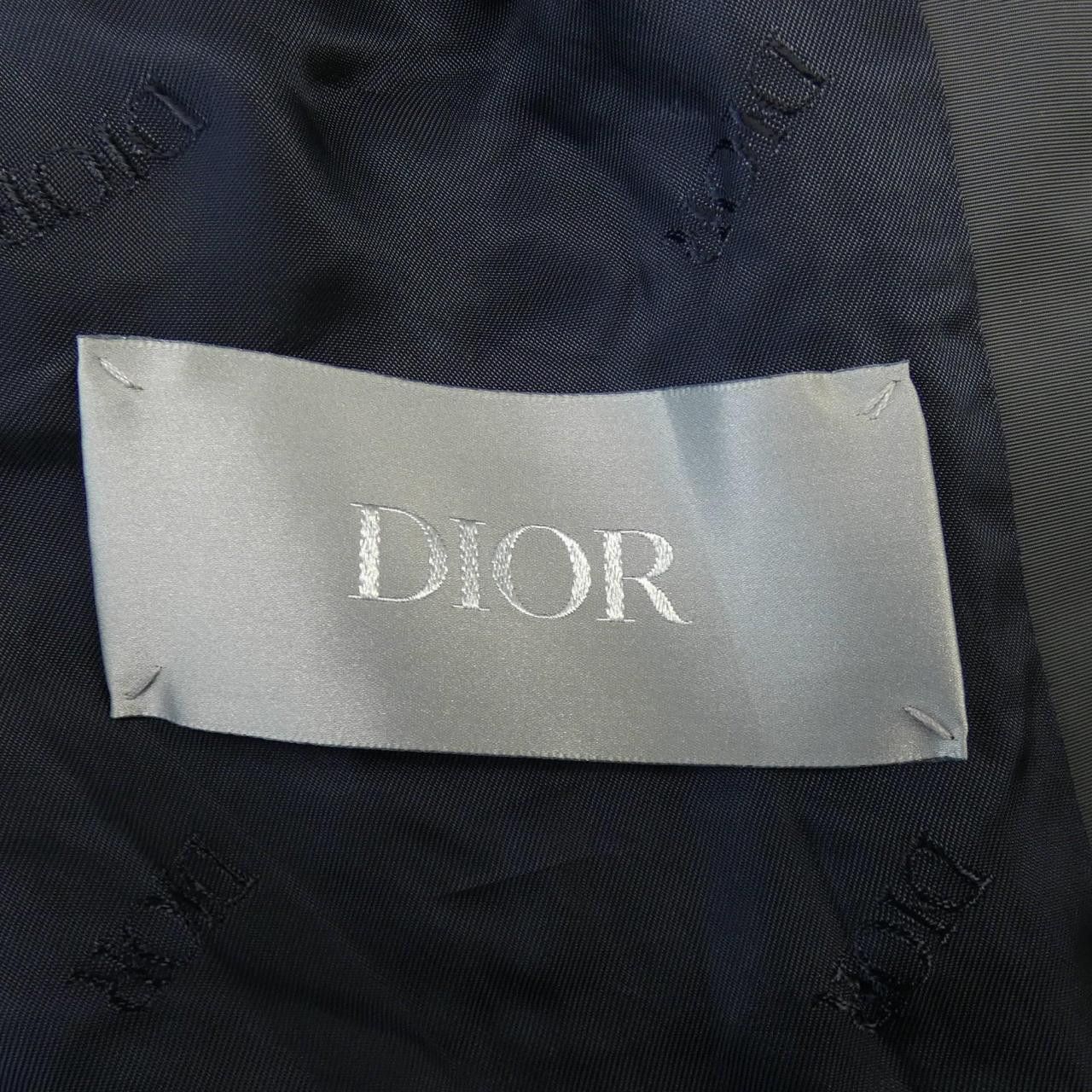Dior Dior Dior Wool Coat Textile Outerwear 033C313G5457 DUTY FREE for USA Size ONE SIZE - 4 Thumbnail