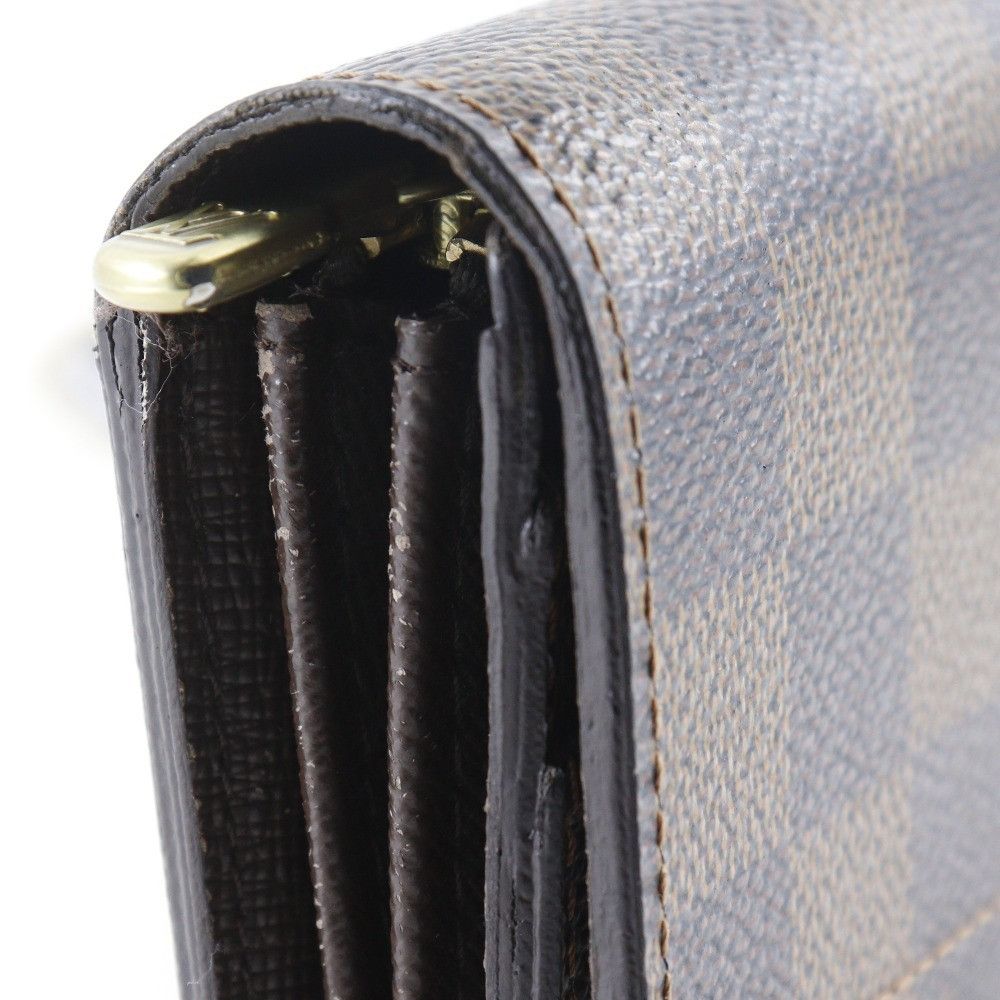 Louis Vuitton Louis Vuitton Louis Vuitton Portefeuille Sarah Damier Long Wallet Textile Long Wallet N61734 DUTY FREE for USA Size ONE SIZE - 15 Thumbnail