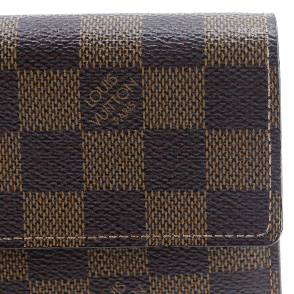 Louis Vuitton Louis Vuitton Louis Vuitton Portefeuille Sarah Damier Long Wallet Textile Long Wallet N61734 DUTY FREE for USA Size ONE SIZE - 11 Thumbnail