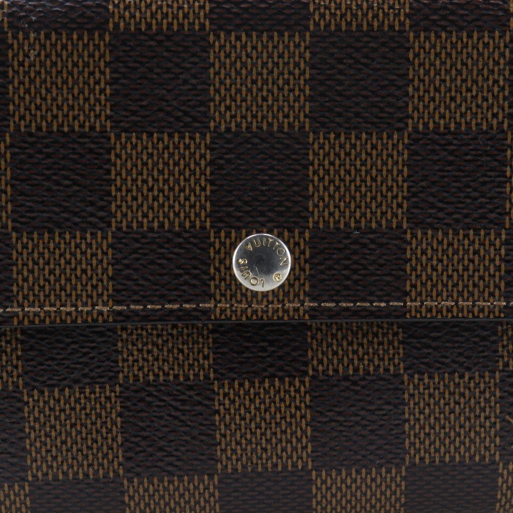 Louis Vuitton Louis Vuitton Louis Vuitton Portefeuille Sarah Damier Long Wallet Textile Long Wallet N61734 DUTY FREE for USA Size ONE SIZE - 12 Thumbnail