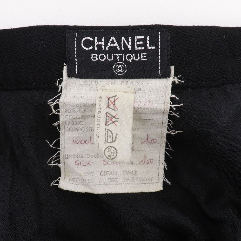 Chanel Chanel Chanel Wool Pencil Skirt Textile Skirts DUTY FREE for USA Size ONE SIZE - 7 Thumbnail