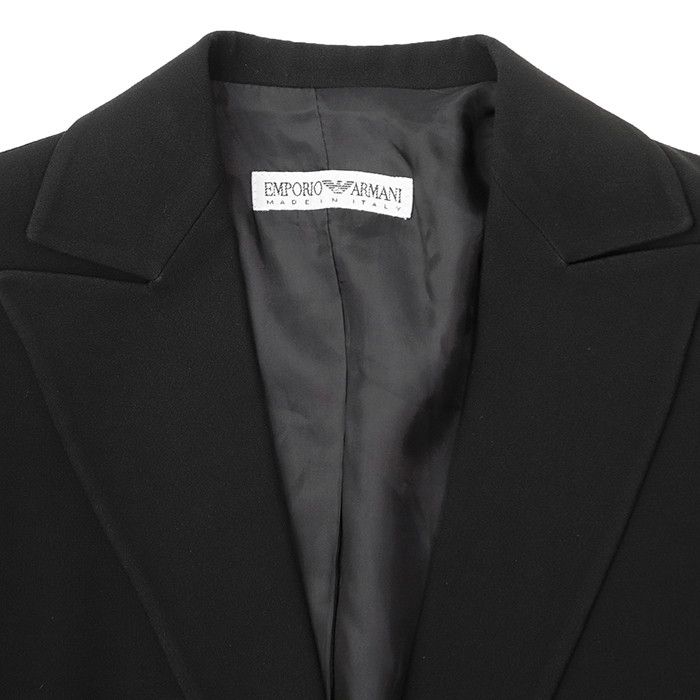 Emporio Armani Emporio Armani Emporio Armani Acetate Viscose Tailored Jacket Textile Outerwear DUTY FREE for USA Size ONE SIZE - 7 Thumbnail