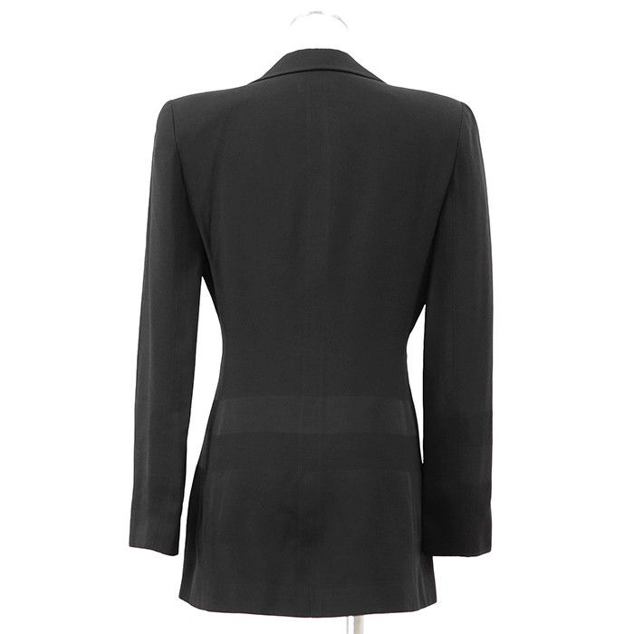 Emporio Armani Emporio Armani Emporio Armani Acetate Viscose Tailored Jacket Textile Outerwear DUTY FREE for USA Size ONE SIZE - 5 Thumbnail