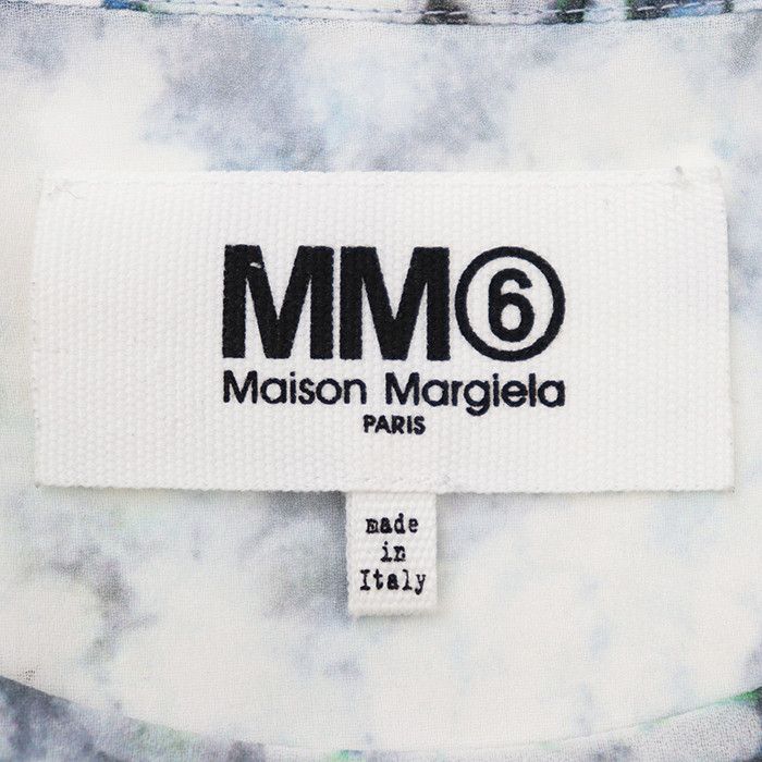 Maison Margiela MM6 Maison Margiela MM6 Floral Patchwork Printed Chiffon Top Textile Tops DUTY FREE for USA Size ONE SIZE - 5 Thumbnail