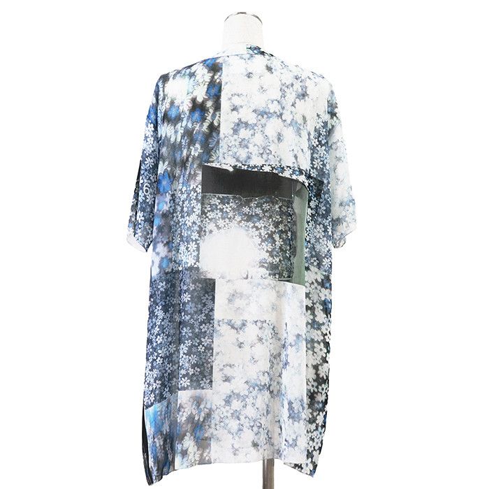 Maison Margiela MM6 Maison Margiela MM6 Floral Patchwork Printed Chiffon Top Textile Tops DUTY FREE for USA Size ONE SIZE - 2 Thumbnail