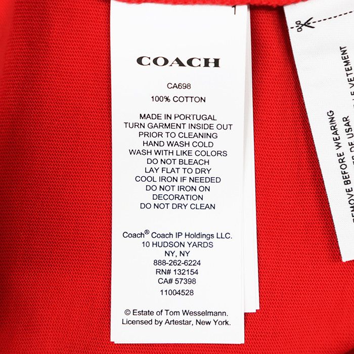Coach Coach COACH Cotton Tank Top Textile Tops DUTY FREE for USA Size ONE SIZE - 5 Thumbnail