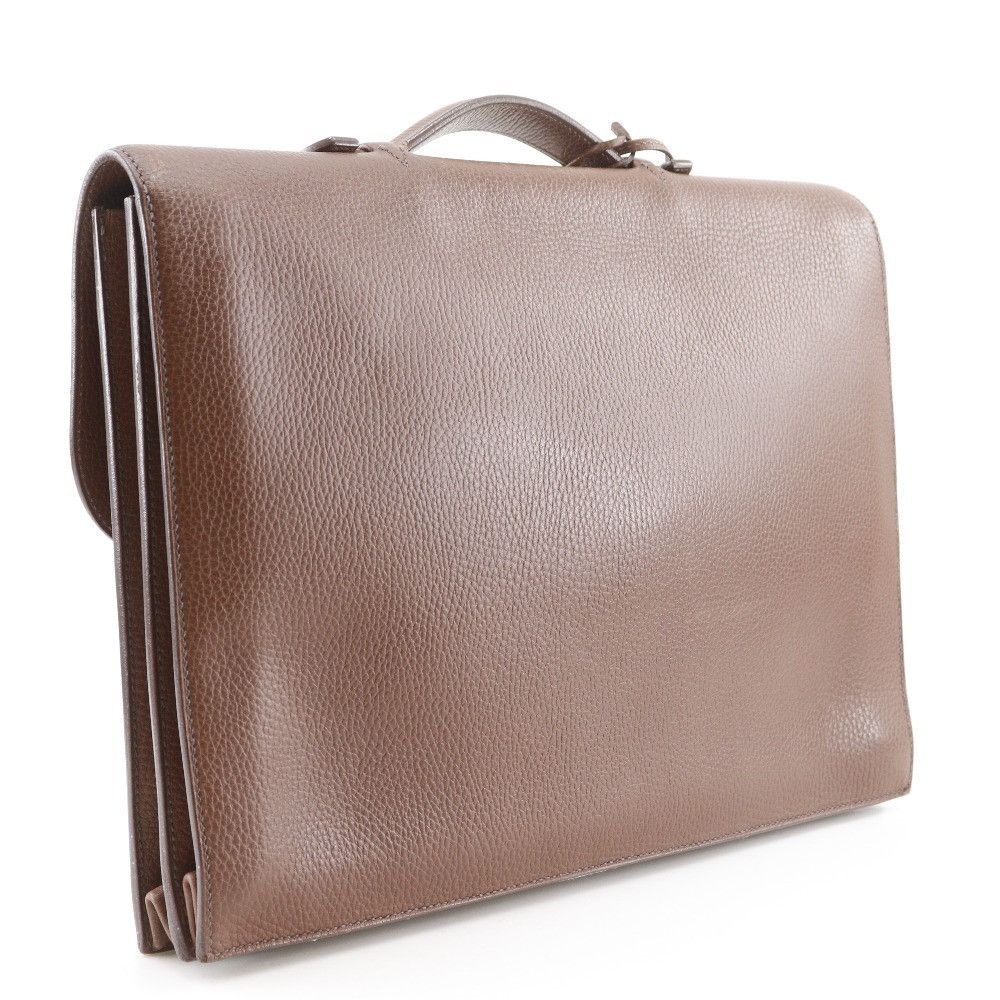 Hermes Hermes Hermes Sac a Depeches38 Fjord briefcase Leather Business Bag C DUTY FREE for USA Size ONE SIZE - 3 Thumbnail