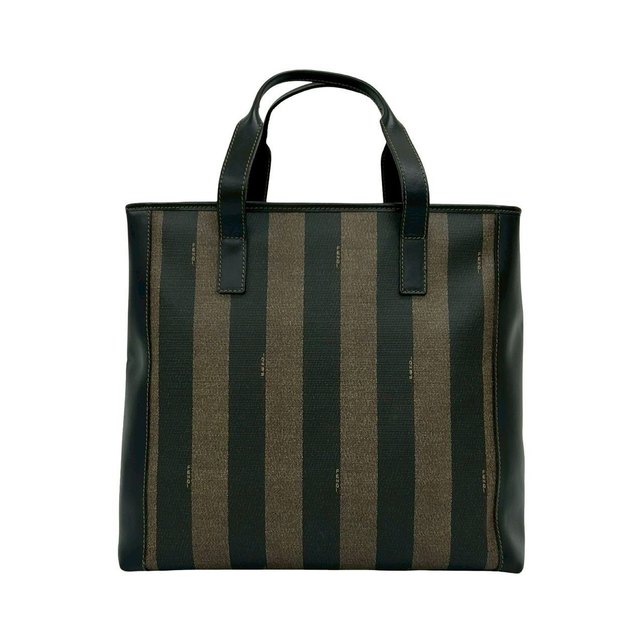 Fendi Fendi Fendi Pequin PVC Leather Handbag Leather Tote Bag DUTY FREE for USA Size ONE SIZE - 4 Thumbnail