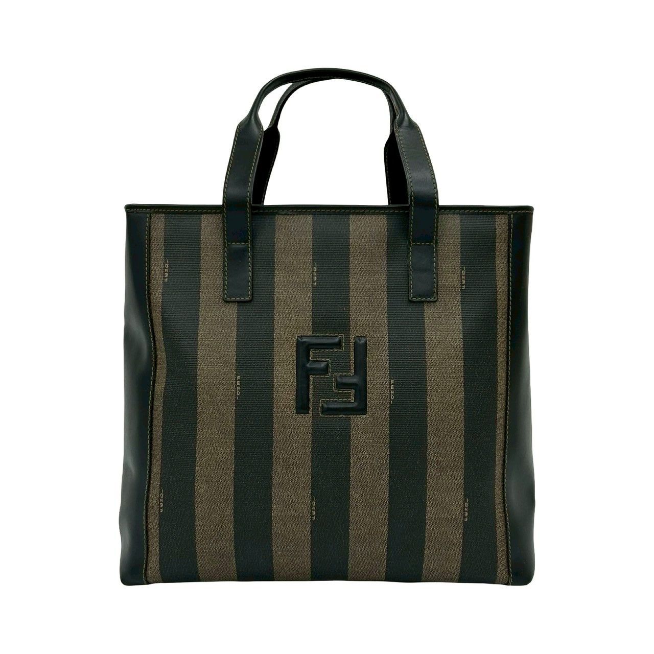 Fendi Fendi Fendi Pequin PVC Leather Handbag Leather Tote Bag DUTY FREE for USA Size ONE SIZE - 2 Thumbnail