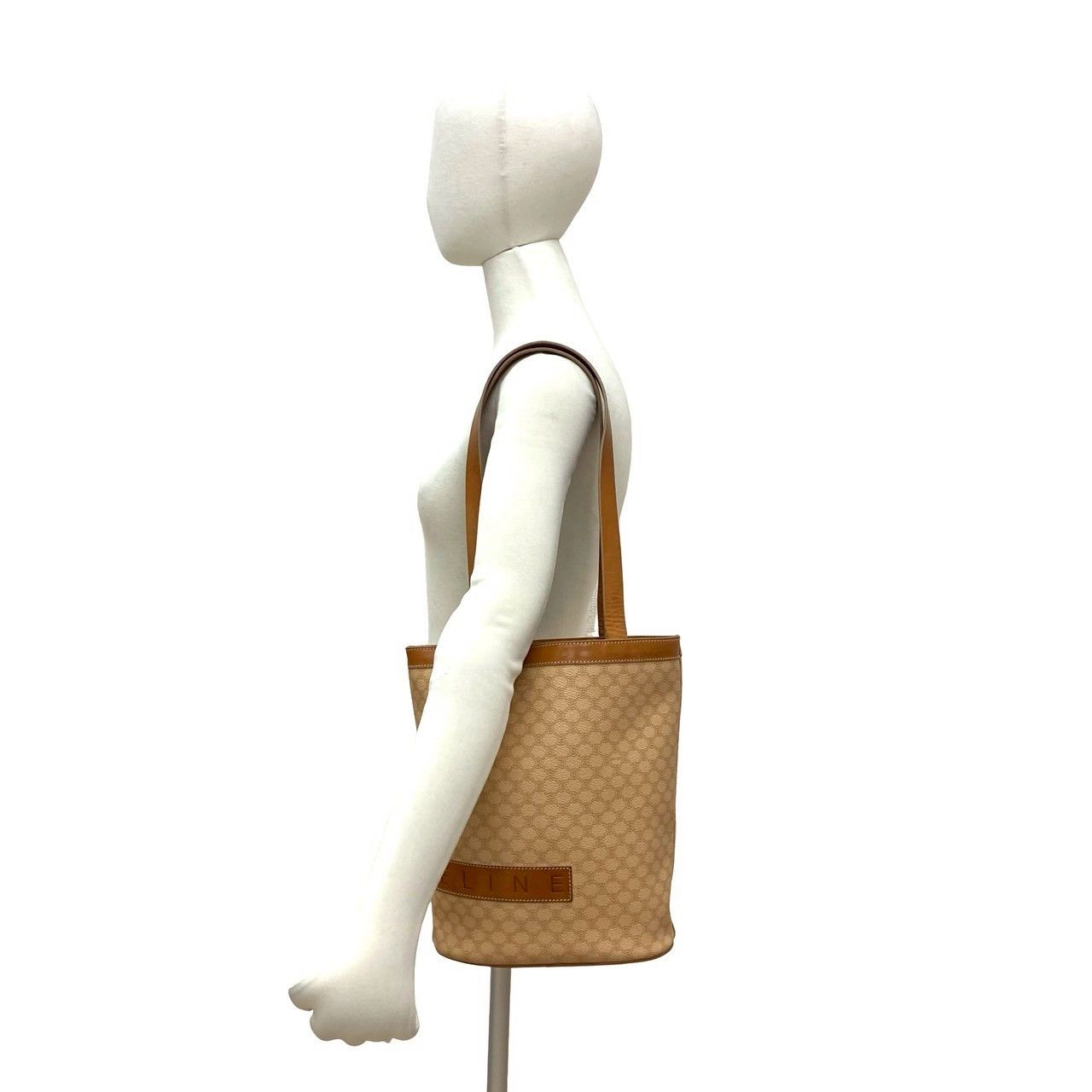 Celine Celine Celine Macadam Triomphe Leather Tote Bag Leather Shoulder Bag DUTY FREE for USA Size ONE SIZE - 3 Thumbnail