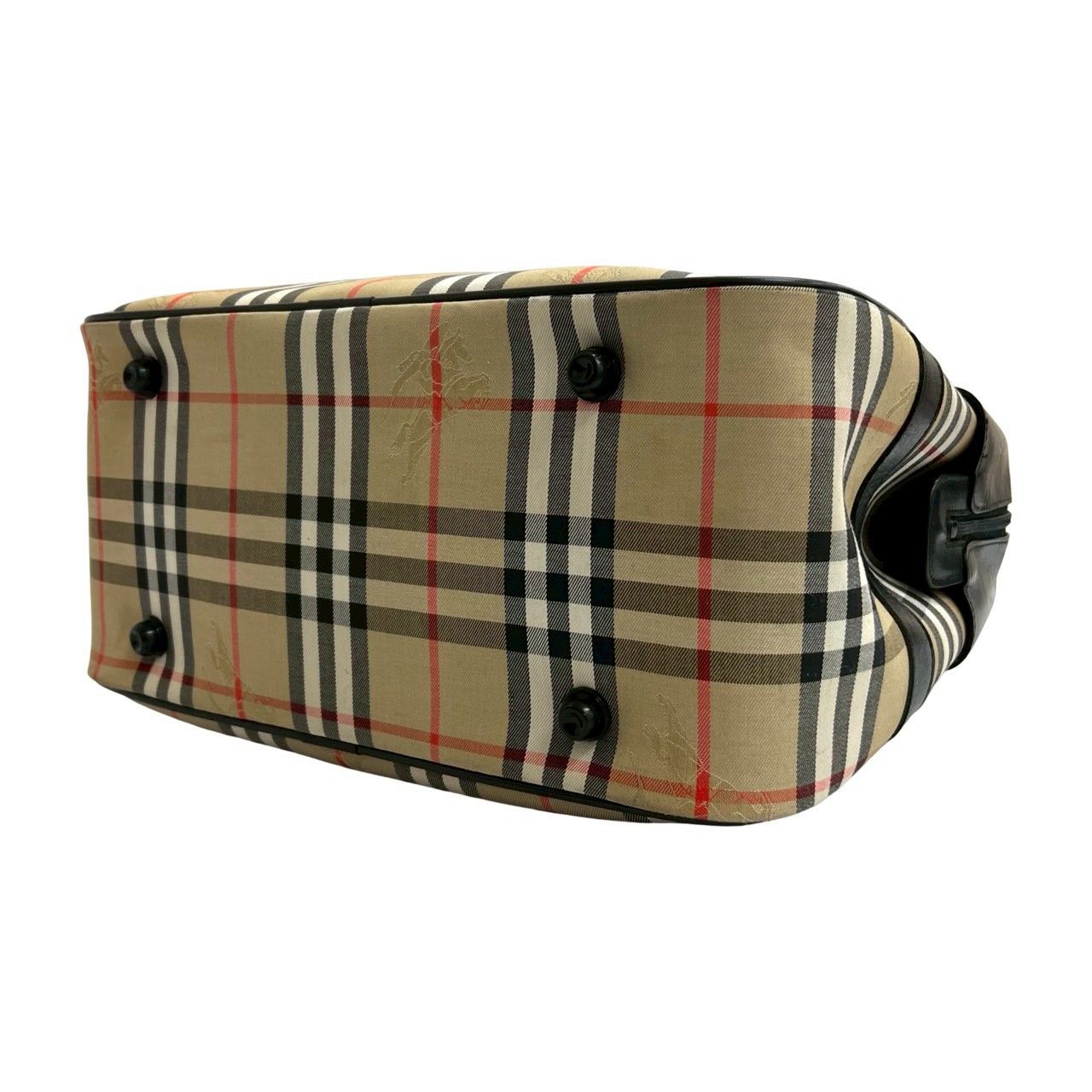 Burberry Burberry Burberry Canvas Leather Handbag Textile Handbag DUTY FREE for USA Size ONE SIZE - 9 Thumbnail