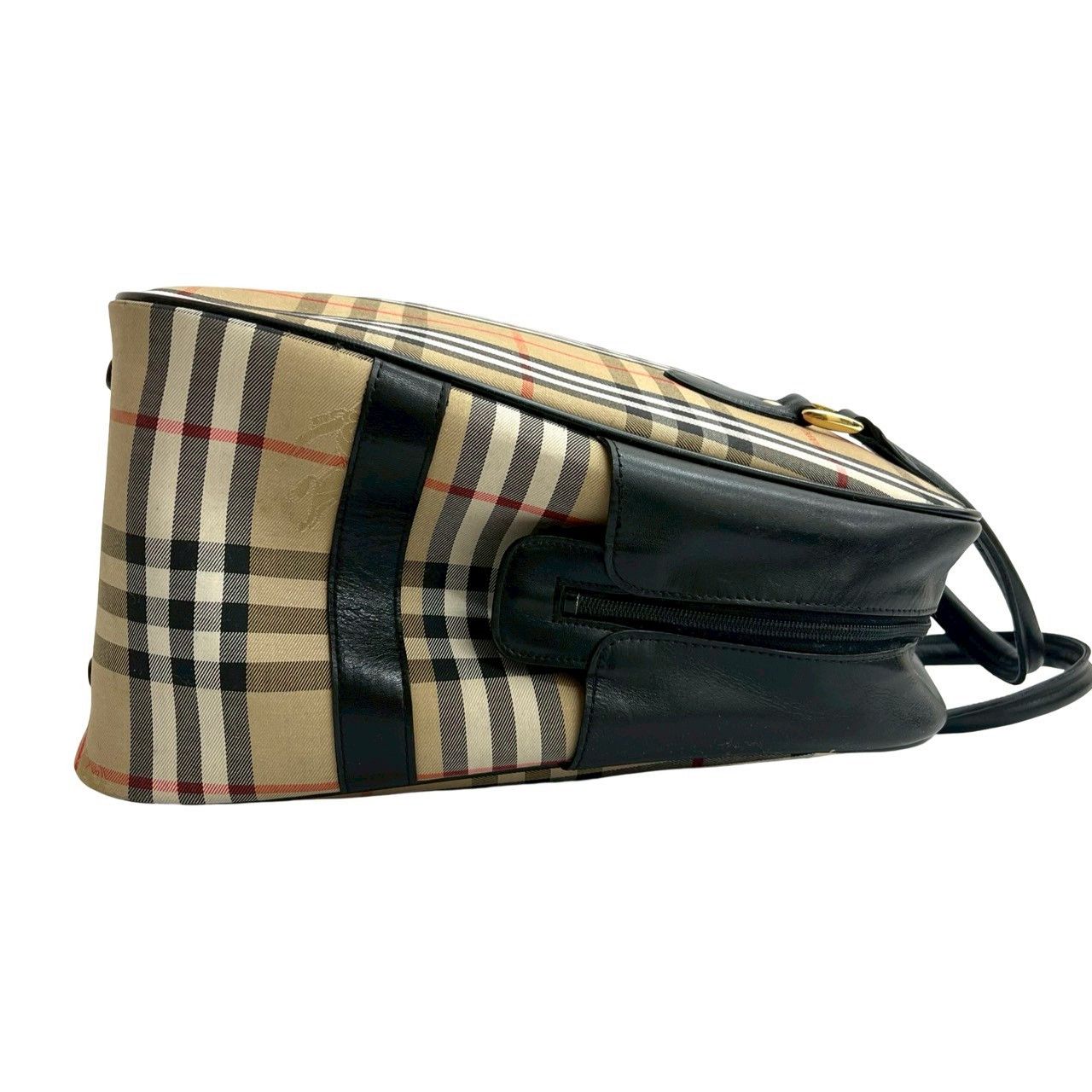 Burberry Burberry Burberry Canvas Leather Handbag Textile Handbag DUTY FREE for USA Size ONE SIZE - 7 Thumbnail