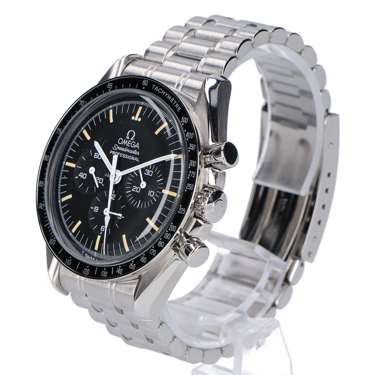 Omega Omega OMEGA Speedmaster Professional Moonwatch Stainless Steel Chronograph Metal Other 345.0808 DUTY FREE for USA Size ONE SIZE - 3 Thumbnail
