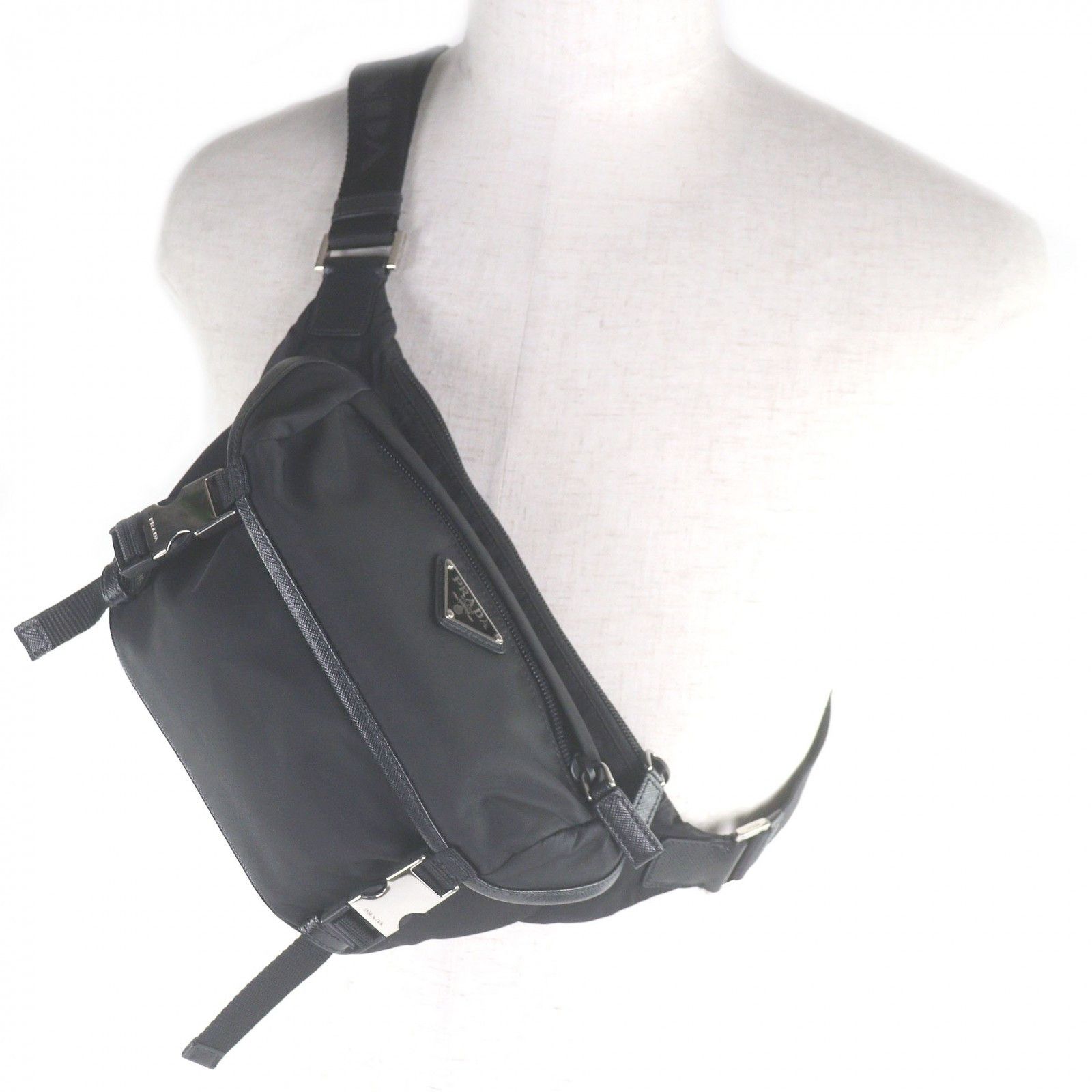 Prada Prada Prada Re-Nylon Shoulder Bag Textile Shoulder Bag DUTY FREE for USA Size ONE SIZE - 2 Thumbnail