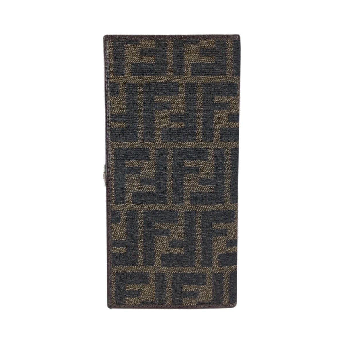 Fendi Fendi FENDI Zucca Canvas Leather Long Wallet Leather Long Wallet 15827 DUTY FREE for USA Size ONE SIZE - 2 Thumbnail