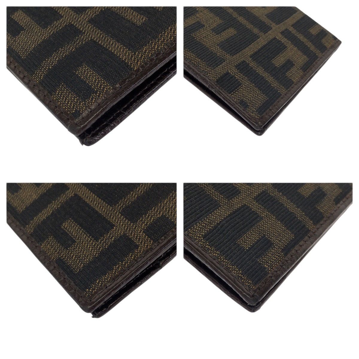 Fendi Fendi FENDI Zucca Canvas Leather Long Wallet Leather Long Wallet 15827 DUTY FREE for USA Size ONE SIZE - 4 Thumbnail