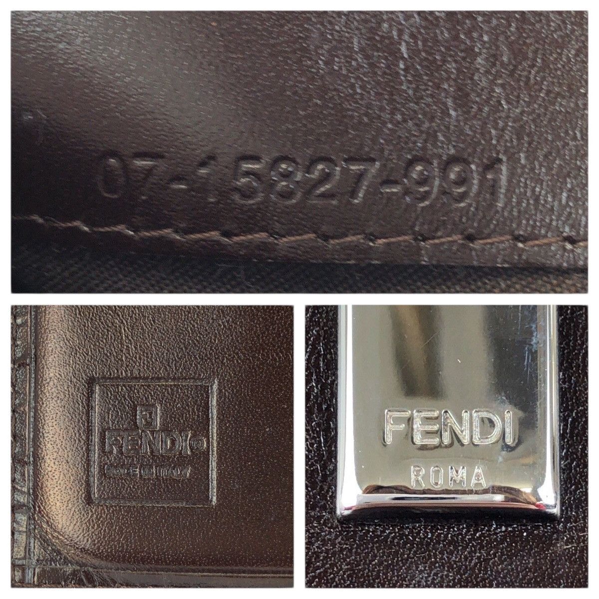 Fendi Fendi FENDI Zucca Canvas Leather Long Wallet Leather Long Wallet 15827 DUTY FREE for USA Size ONE SIZE - 5 Thumbnail