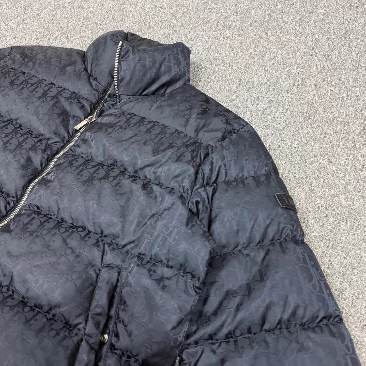 Dior Blue Quilted Puffer Jacket Size L Size US L / EU 52-54 / 3 - 3 Thumbnail
