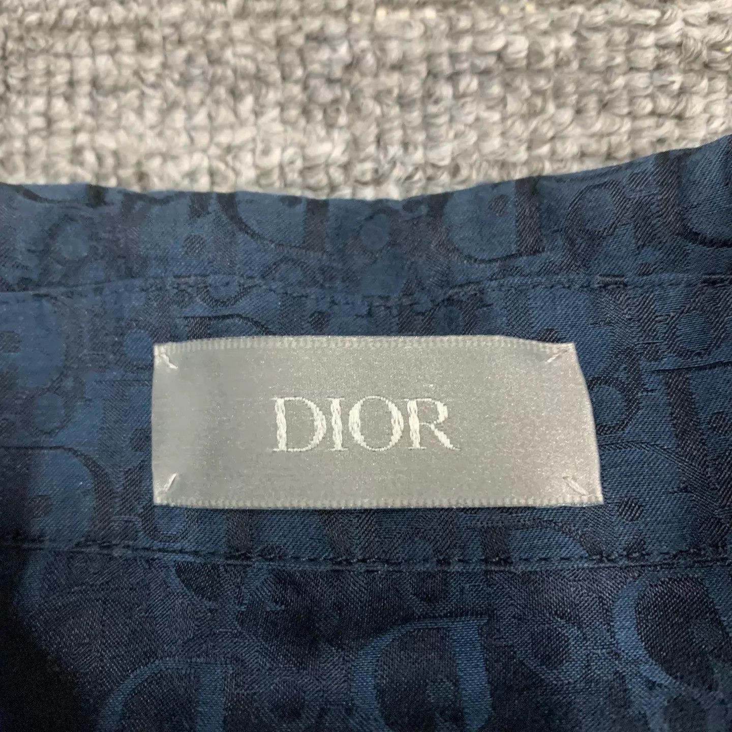 Dior Blue Short-Sleeve Button-Up Shirt Size US M / EU 48-50 / 2 - 6 Thumbnail