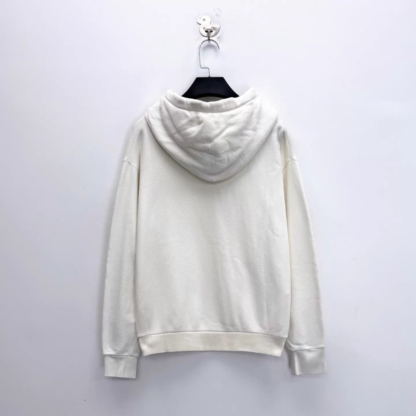 Gucci White Sequined Logo Print Hoodie Size US XXS / EU 40 - 2 Thumbnail