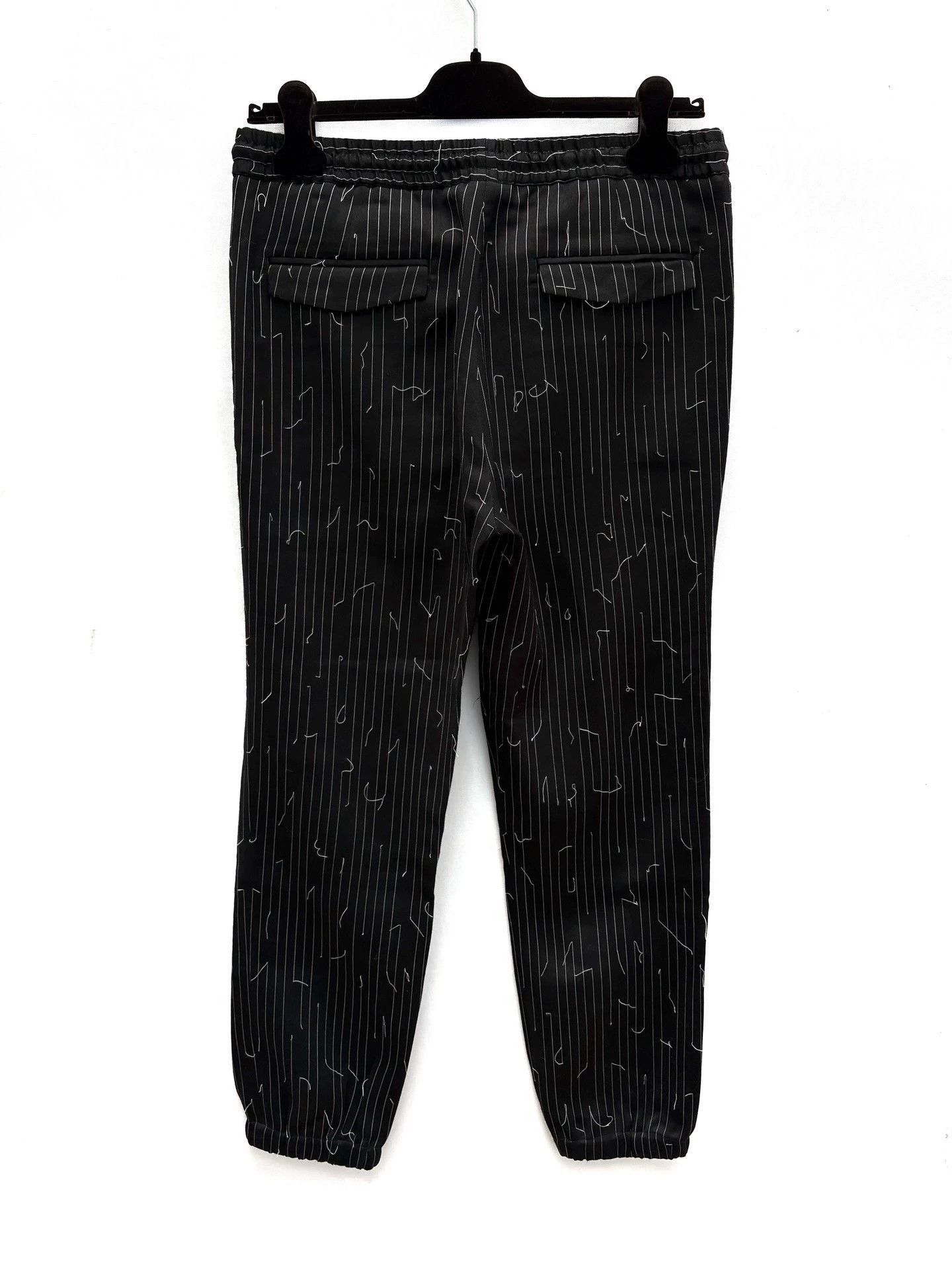 Dior Black Striped Pattern Casual Pants Size 30 Size US 30 / EU 46 - 2 Thumbnail