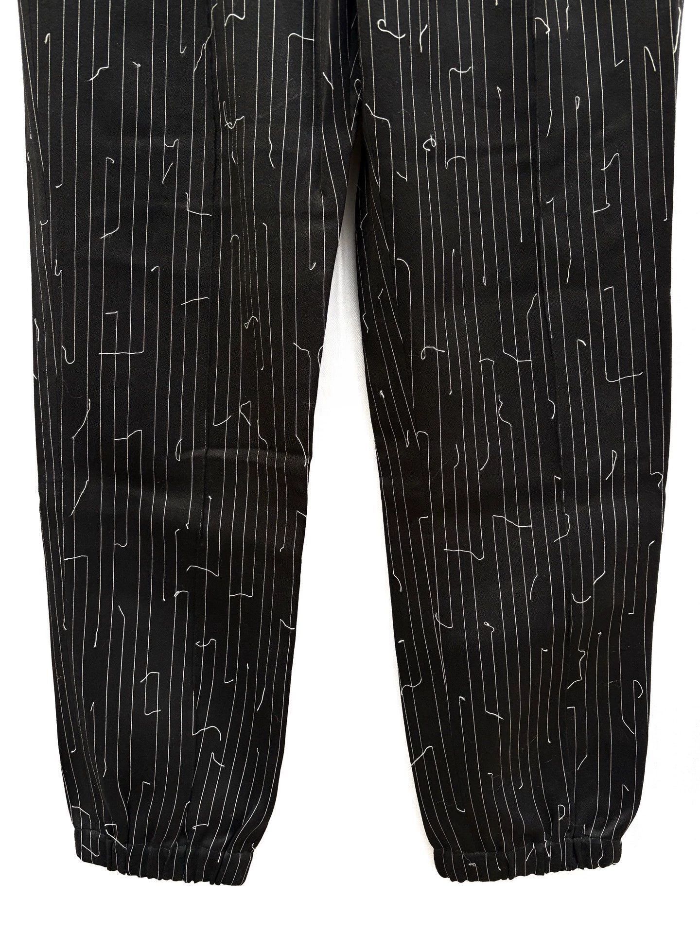 Dior Black Striped Pattern Casual Pants Size 30 Size US 30 / EU 46 - 5 Thumbnail